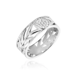 Histoire d'Or Bague Appius Argent Blanc Oxyde De Zirconium* Bagues|Bagues Fantaisie