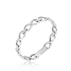 Outlet Histoire d'Or Bague Aquila Argent Blanc