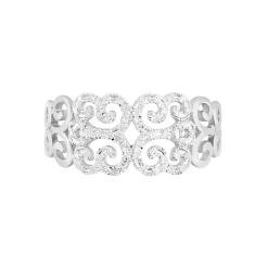 Sale Histoire d'Or Bague Arabesque Or Blanc Diamant