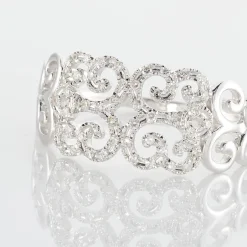Sale Histoire d'Or Bague Arabesque Or Blanc Diamant