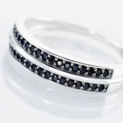 Histoire d'Or Bague Argent Blanc Agapios Oxydes De Zirconium* Bagues|Bagues Fantaisie