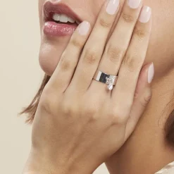 Histoire d'Or Bague Argent Blanc Ainslie Oxyde De Zirconium* Bagues|Bagues Fantaisie