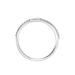 Hot Histoire d'Or Bague Argent Blanc Caolan Oxydes De Zirconium