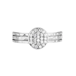 Histoire d'Or Bague Argent Blanc Cayley Oxydes De Zirconium* Bagues|Bagues Fantaisie
