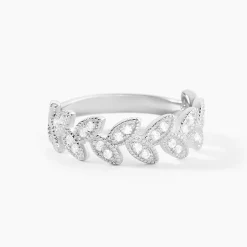 Hot Histoire d'Or Bague Argent Blanc Cynome Oxydes De Zirconium