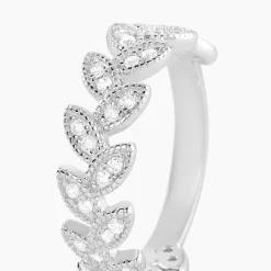 Hot Histoire d'Or Bague Argent Blanc Cynome Oxydes De Zirconium