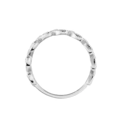 Hot Histoire d'Or Bague Argent Blanc Cynome Oxydes De Zirconium