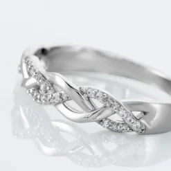 Histoire d'Or Bague Argent Blanc Cyriaca Oxydes De Zirconium* Bagues|Bagues Fantaisie