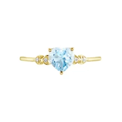 Clearance Histoire d'Or Bague Ashvin Or Jaune Topaze Et Oxyde
