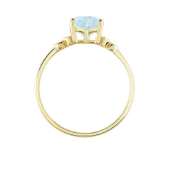 Clearance Histoire d'Or Bague Ashvin Or Jaune Topaze Et Oxyde