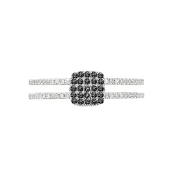 Histoire d'Or Bague Aude Or Blanc Diamant