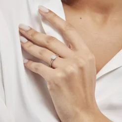 Histoire d'Or Bague Aude Or Blanc Diamant* Bagues|Bagues Avec Pierre