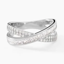Online Histoire d'Or Bague Audon Argent Blanc Oxyde De Zirconium