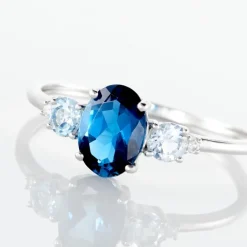 Histoire d'Or Bague Balthasar Or Blanc Topaze Topaze Oxyde* Bagues|Bagues Avec Pierre