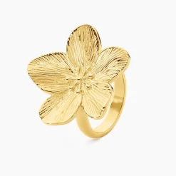 Histoire d'Or Bague Barbade Acier Jaune* Bagues|Bagues Sans Pierre