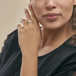 Clearance Histoire d'Or Bague Barbara Or Blanc Diamant