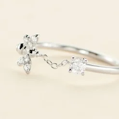 Histoire d'Or Bague Bee Good Argent Blanc Oxyde De Zirconium* Bagues|Bagues Fantaisie