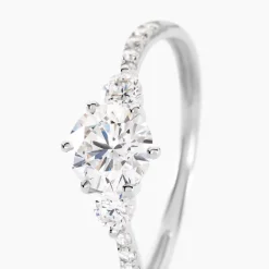 Outlet Histoire d'Or Bague Berata Or Blanc Oxyde De Zirconium