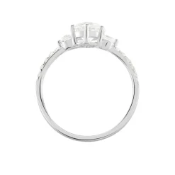 Outlet Histoire d'Or Bague Berata Or Blanc Oxyde De Zirconium