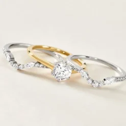 Histoire d'Or Bague Berlin Argent Bicolore Oxyde De Zirconium* Bagues|Bagues Avec Pierre