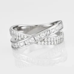 Histoire d'Or Bague Berlin Argent Bicolore Oxyde De Zirconium* Bagues|Bagues Avec Pierre