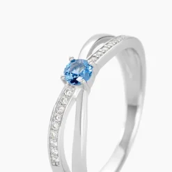 Sale Histoire d'Or Bague Bertheline Argent Blanc Oxyde De Zirconium argent blanc oxyde bleu