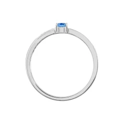 Sale Histoire d'Or Bague Bertheline Argent Blanc Oxyde De Zirconium argent blanc oxyde bleu
