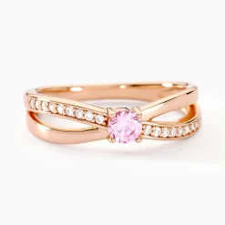 Online Histoire d'Or Bague Bertheline Argent Rose Oxyde De Zirconium argent rose oxyde rose