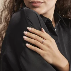 Online Histoire d'Or Bague Bertheline Argent Rose Oxyde De Zirconium argent rose oxyde rose