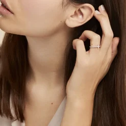 Online Histoire d'Or Bague Biche Argent Blanc Oxyde De Zirconium