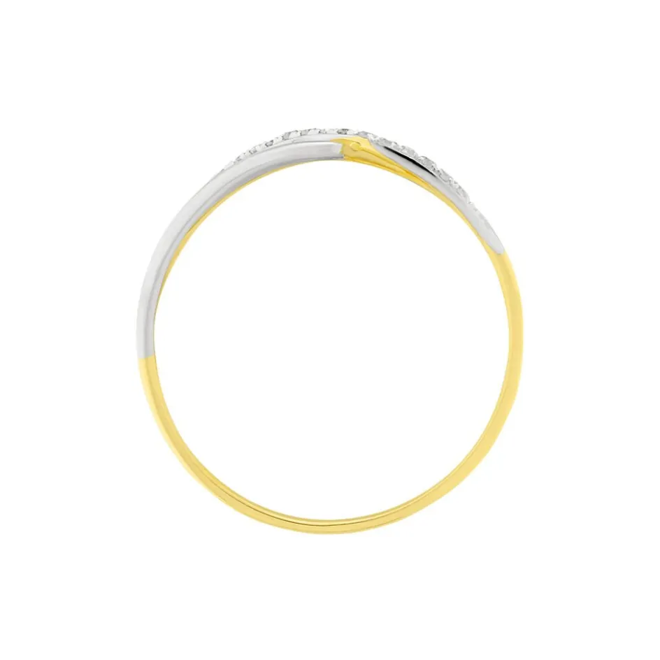 Histoire d'Or Bague Bodil Or Bicolore Diamant* Bagues|Bagues Avec Pierre