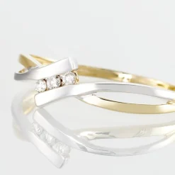 Histoire d'Or Bague Brixia Or Bicolore Diamant* Bagues|Bagues Avec Pierre