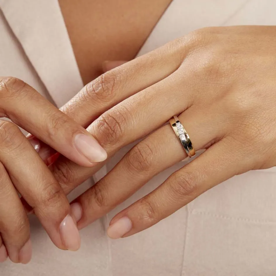 Histoire d'Or Bague Bryanna Or Bicolore Diamant* Bagues|Bagues Avec Pierre