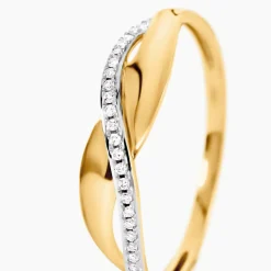 New Histoire d'Or Bague Camelia Or Jaune Diamant