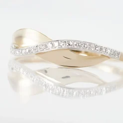 New Histoire d'Or Bague Camelia Or Jaune Diamant