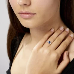 Best Histoire d'Or Bague Candice or blanc saphir