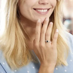 Online Histoire d'Or Bague Candice Or Blanc Topaze or blanc topaze london blue