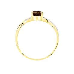 Outlet Histoire d'Or Bague Candice Or Jaune Quartz