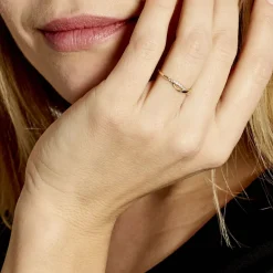 Histoire d'Or Bague Cass Or Jaune Oxyde* Bagues|Bagues Avec Pierre