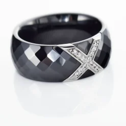 Discount Histoire d'Or Bague Ceramique X Argent Blanc Oxyde De Zirconium Et Céramique