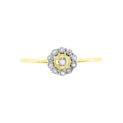 New Histoire d'Or Bague Charletta Or Jaune Diamant