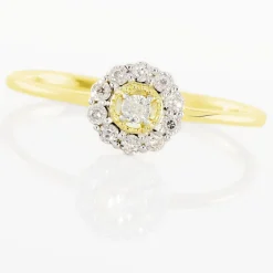 New Histoire d'Or Bague Charletta Or Jaune Diamant