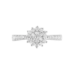 Online Histoire d'Or Bague Chou Or Blanc Diamant