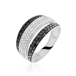 Hot Histoire d'Or Bague Cihan Or Blanc Diamant