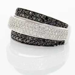 Hot Histoire d'Or Bague Cihan Or Blanc Diamant