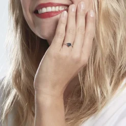 Histoire d'Or Bague Clothilde Or Blanc Topaze Et Oxyde De Zirconium* Bagues|Bagues Avec Pierre