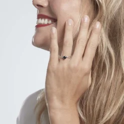 Histoire d'Or Bague Clothilde Or Blanc Topaze Et Oxyde De Zirconium* Bagues|Bagues Avec Pierre