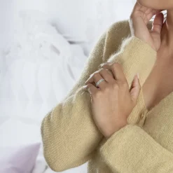 Histoire d'Or Bague Collection 1986 Or Blanc Diamant* Bagues|Bagues Avec Pierre