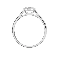 Histoire d'Or Bague Collection 1986 Or Blanc Diamant* Bagues|Bagues Avec Pierre