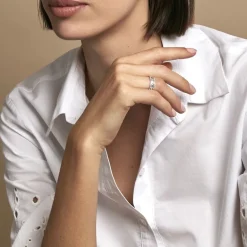 Best Histoire d'Or Bague Collection 1986 or blanc diamant